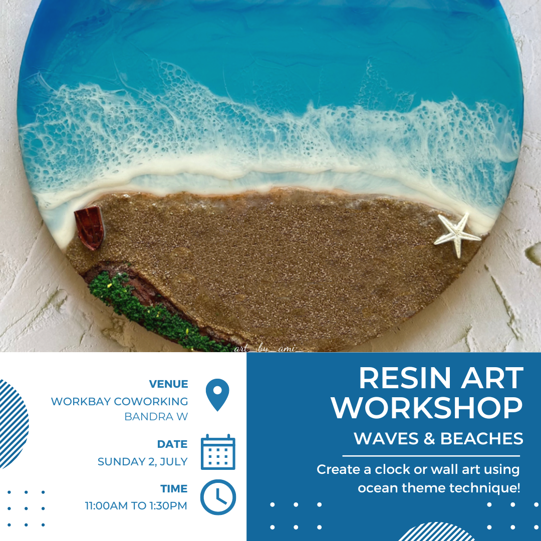 Resin Art - Waves & Beaches (in-person)