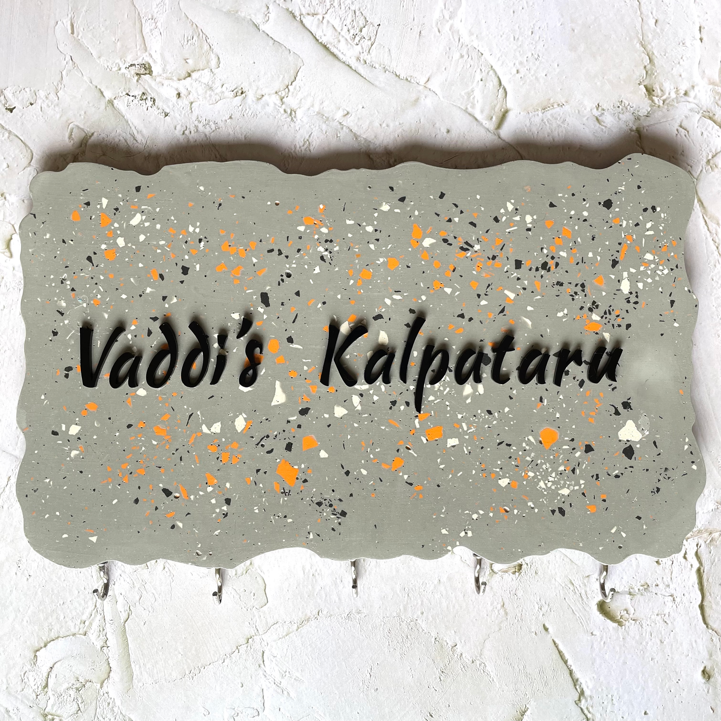 Terrazzo Nameplate (Light)
