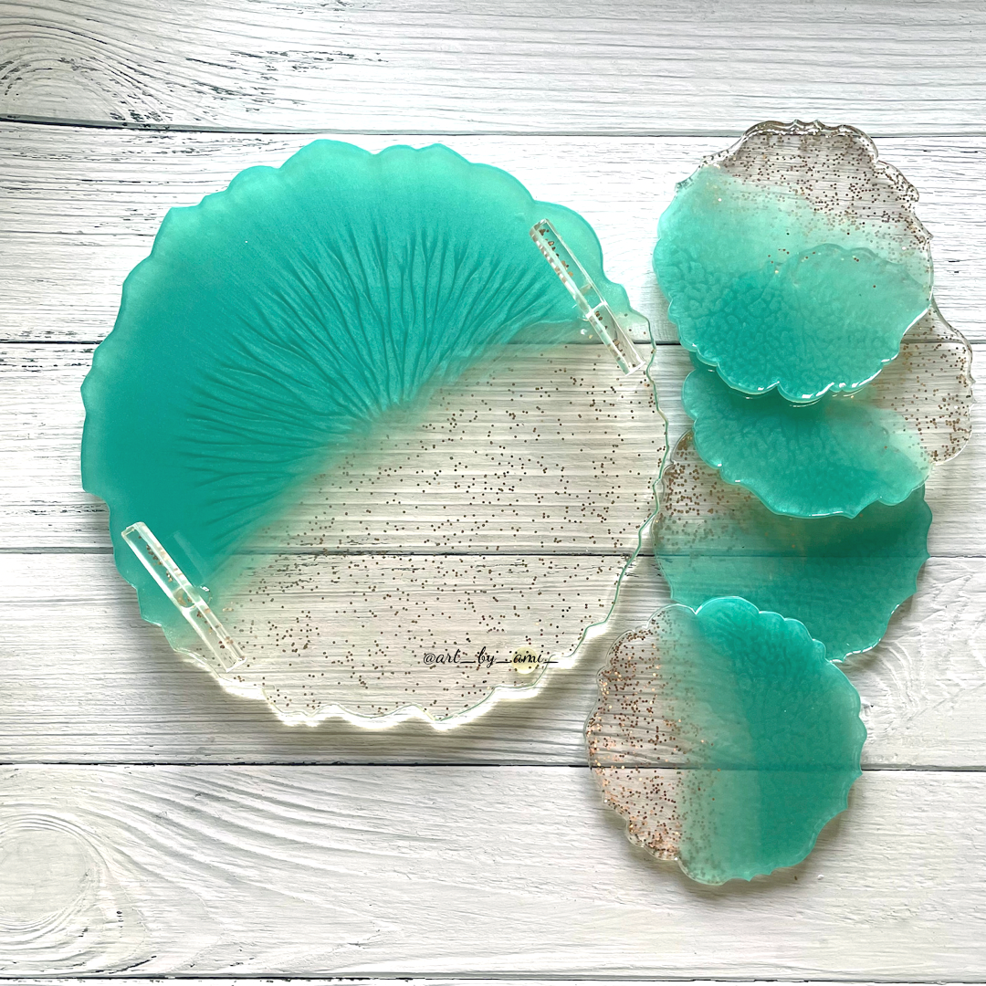 Sounds Peachy - Tray & Coaster Set